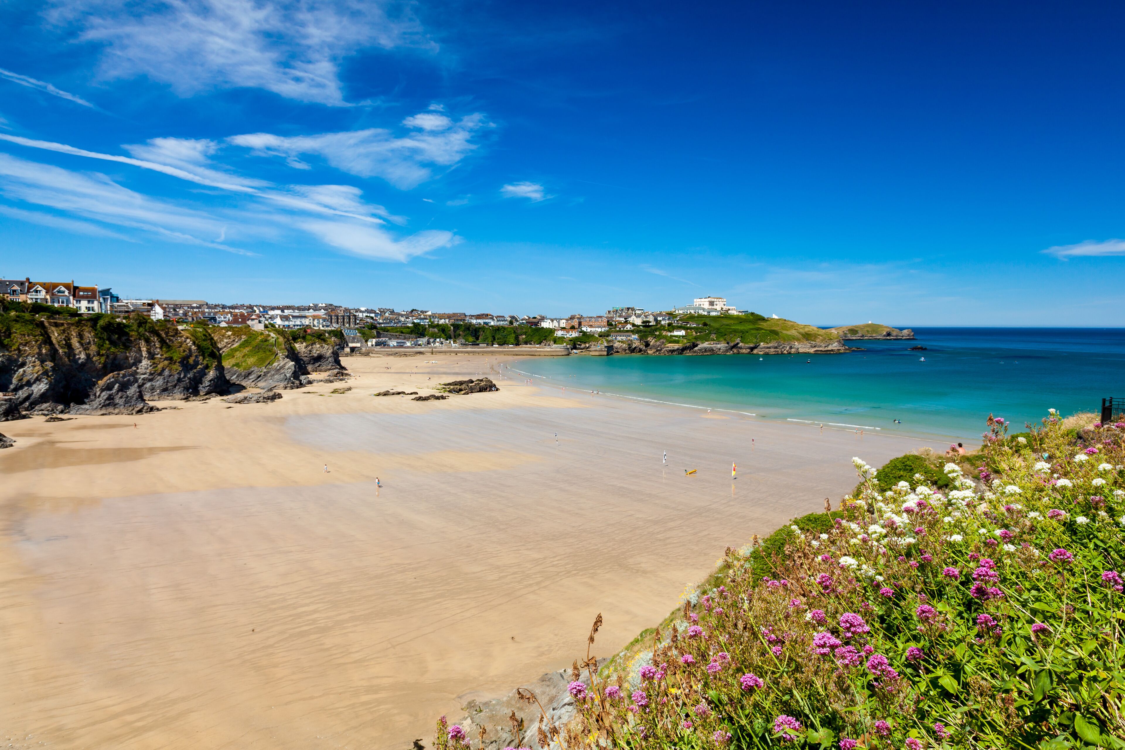 Great Western Beach Newquay Cornwall England
