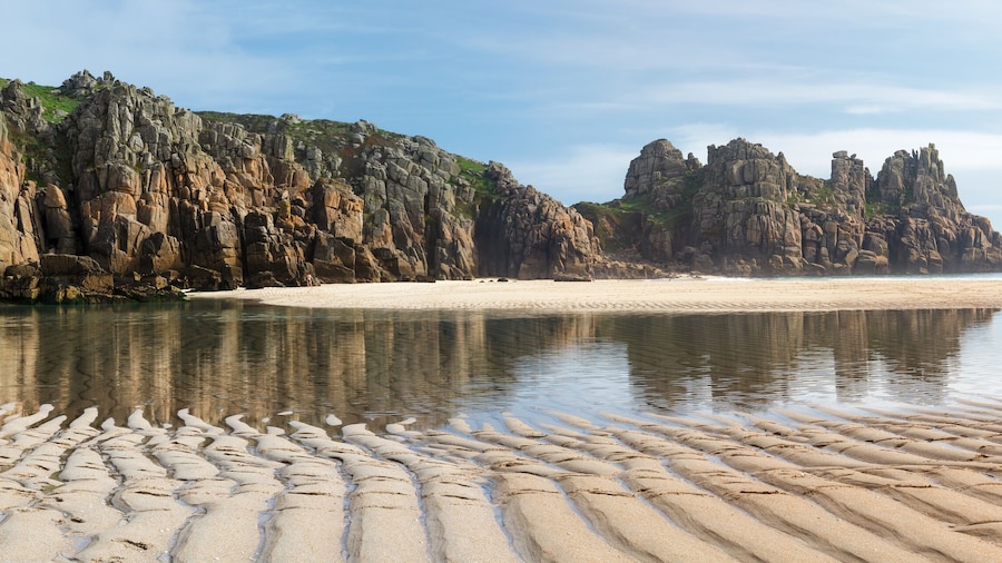 Pedn Vounder Beach Cornwall England