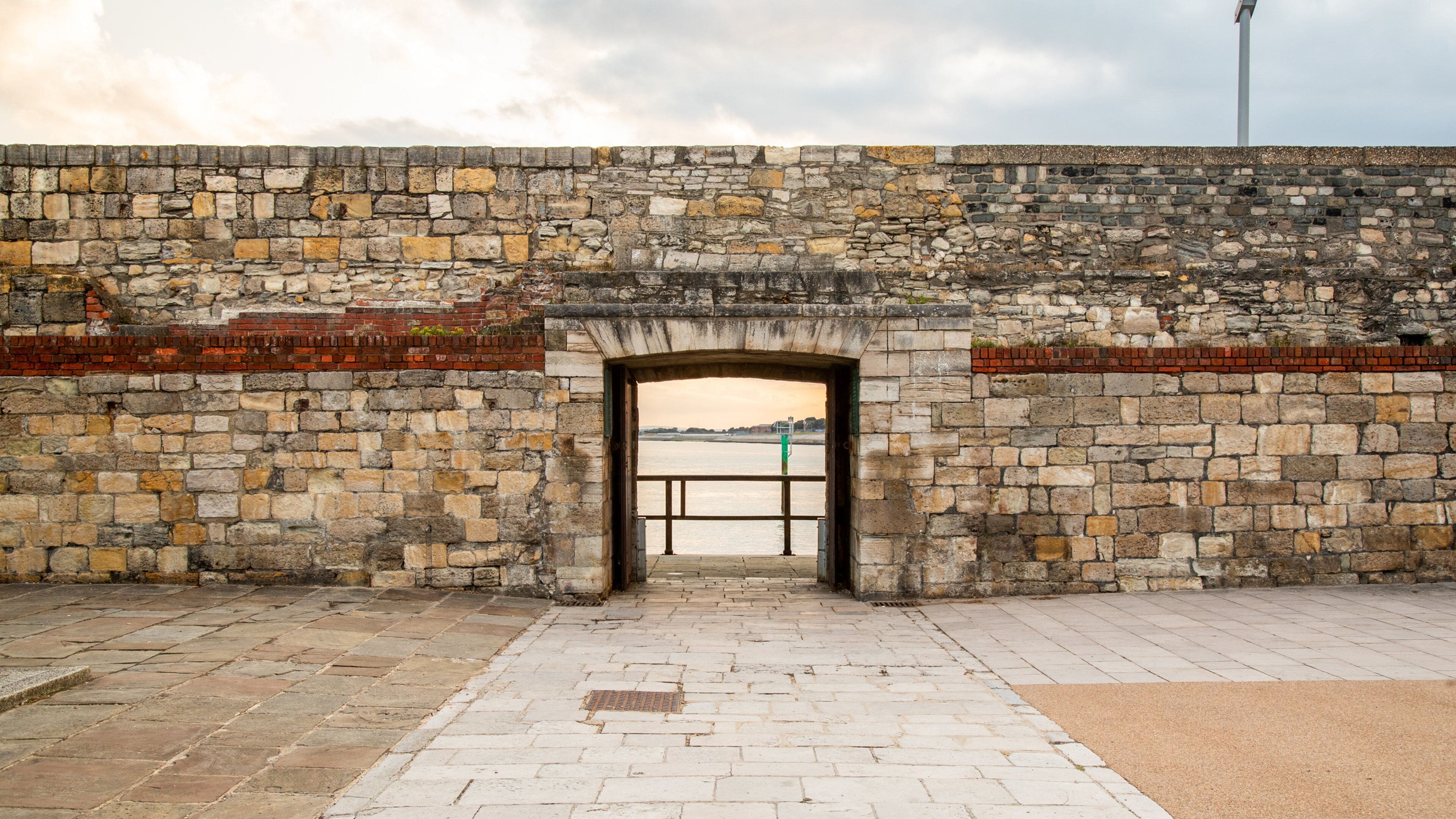 Sally Port featuring heritage elements