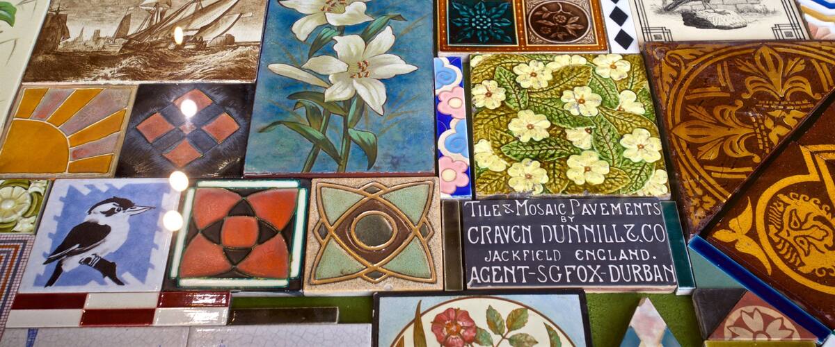 Jackfield Tile Museum showing art