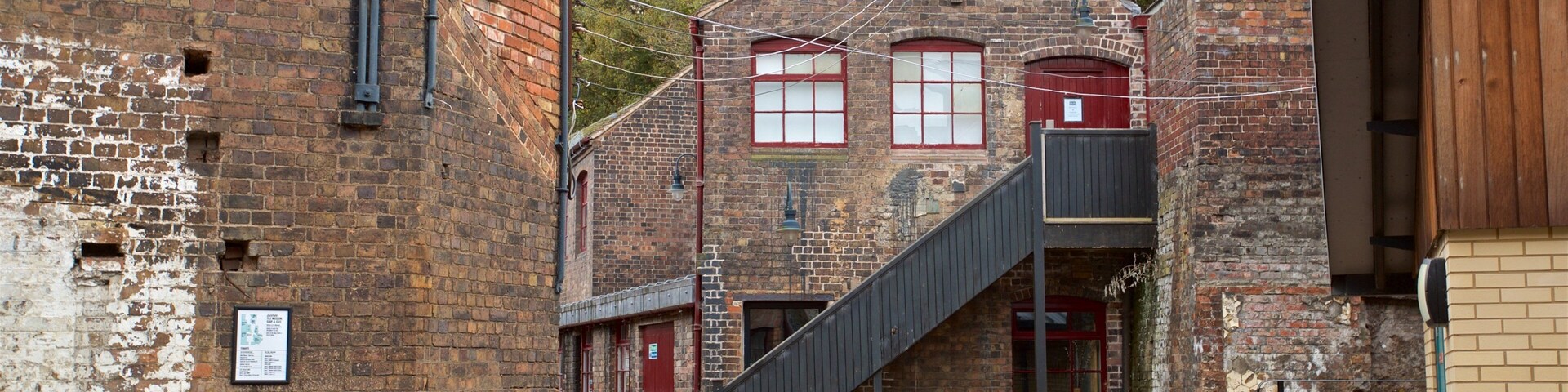Jackfield Tile Museum which includes a small town or village