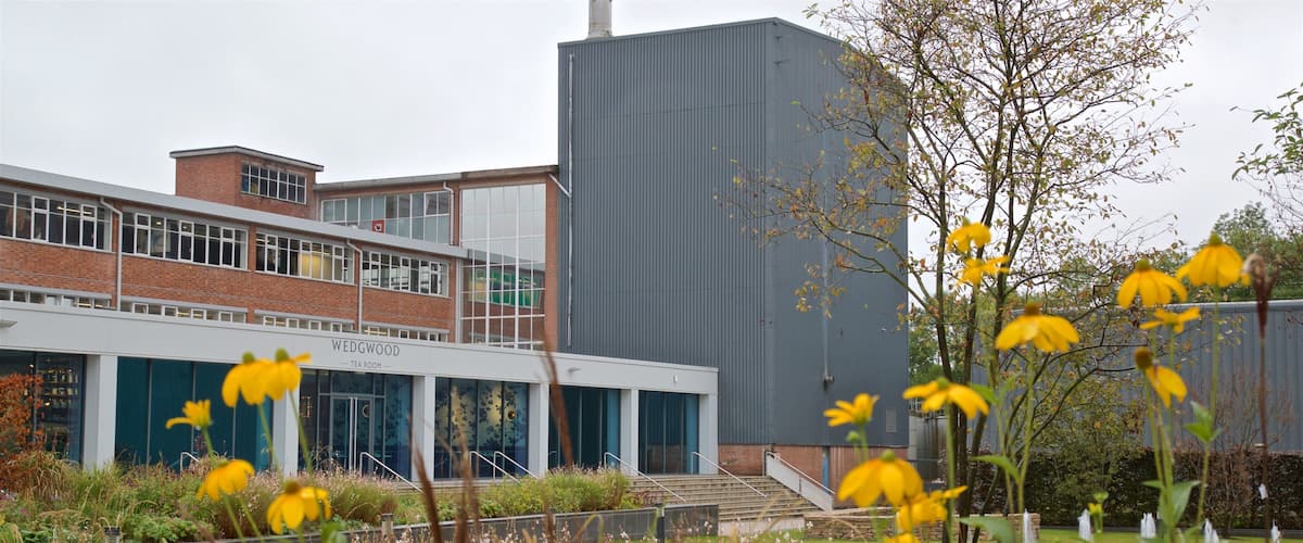 Wedgwood Visitor Centre showing wild flowers