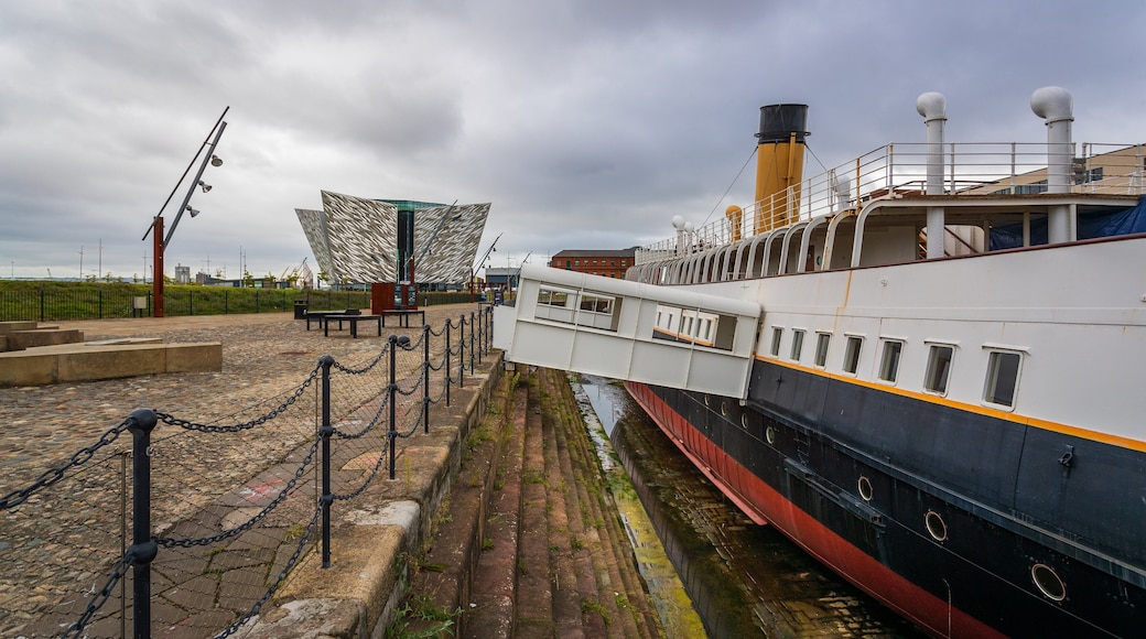 SS Nomadic which includes cruising and a marina