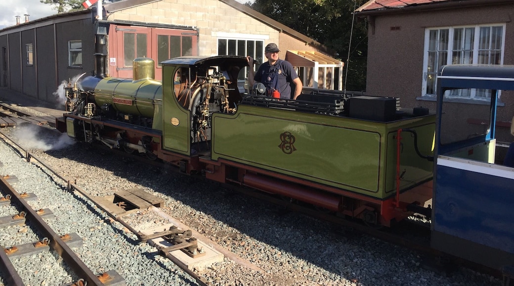 The miniature railway takes tourists on a great ride into the Cumbrian fells. Known locally as Laal Ratty in Cumbrian dialect. #cumbria #ravenglass