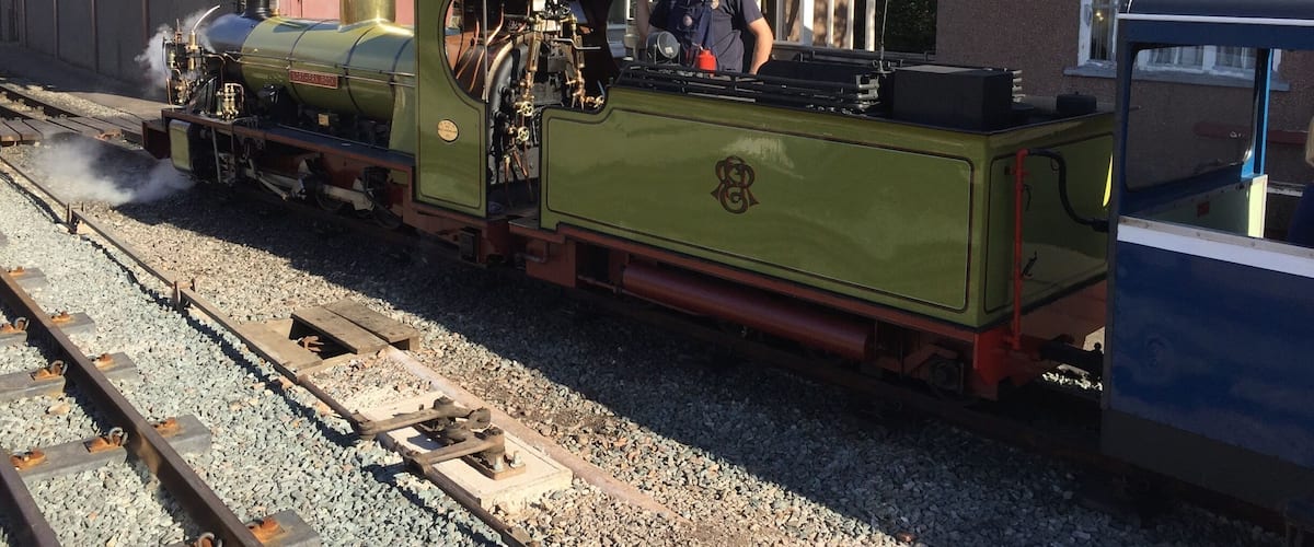 The miniature railway takes tourists on a great ride into the Cumbrian fells. Known locally as Laal Ratty in Cumbrian dialect. #cumbria #ravenglass
