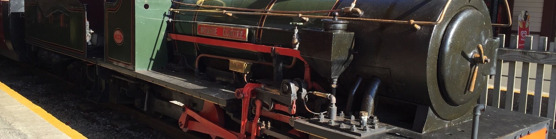 The miniature railway takes tourists on a great ride into the Cumbrian fells. Known locally as Laal Ratty in Cumbrian dialect. #cumbria #ravenglass