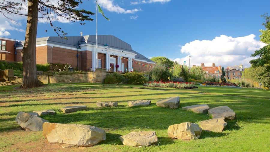 Whitby which includes a garden