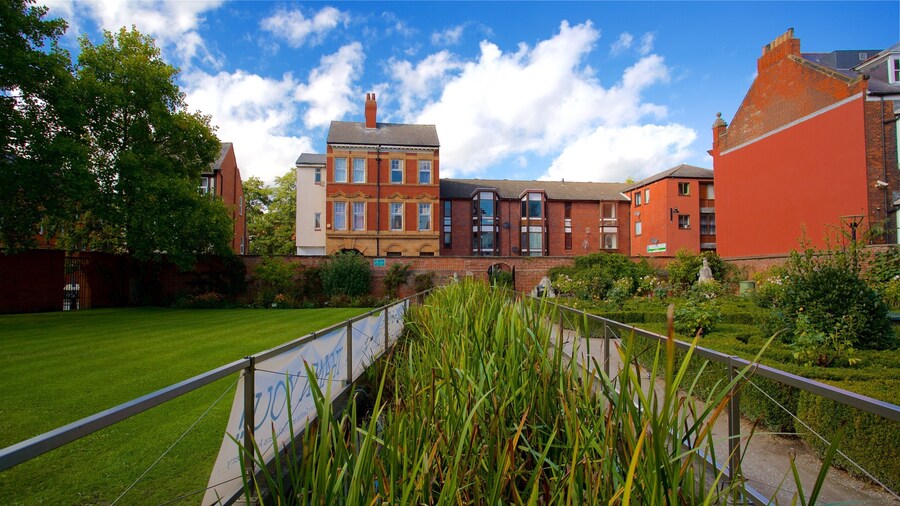 Museums Quarter som inkluderer hage