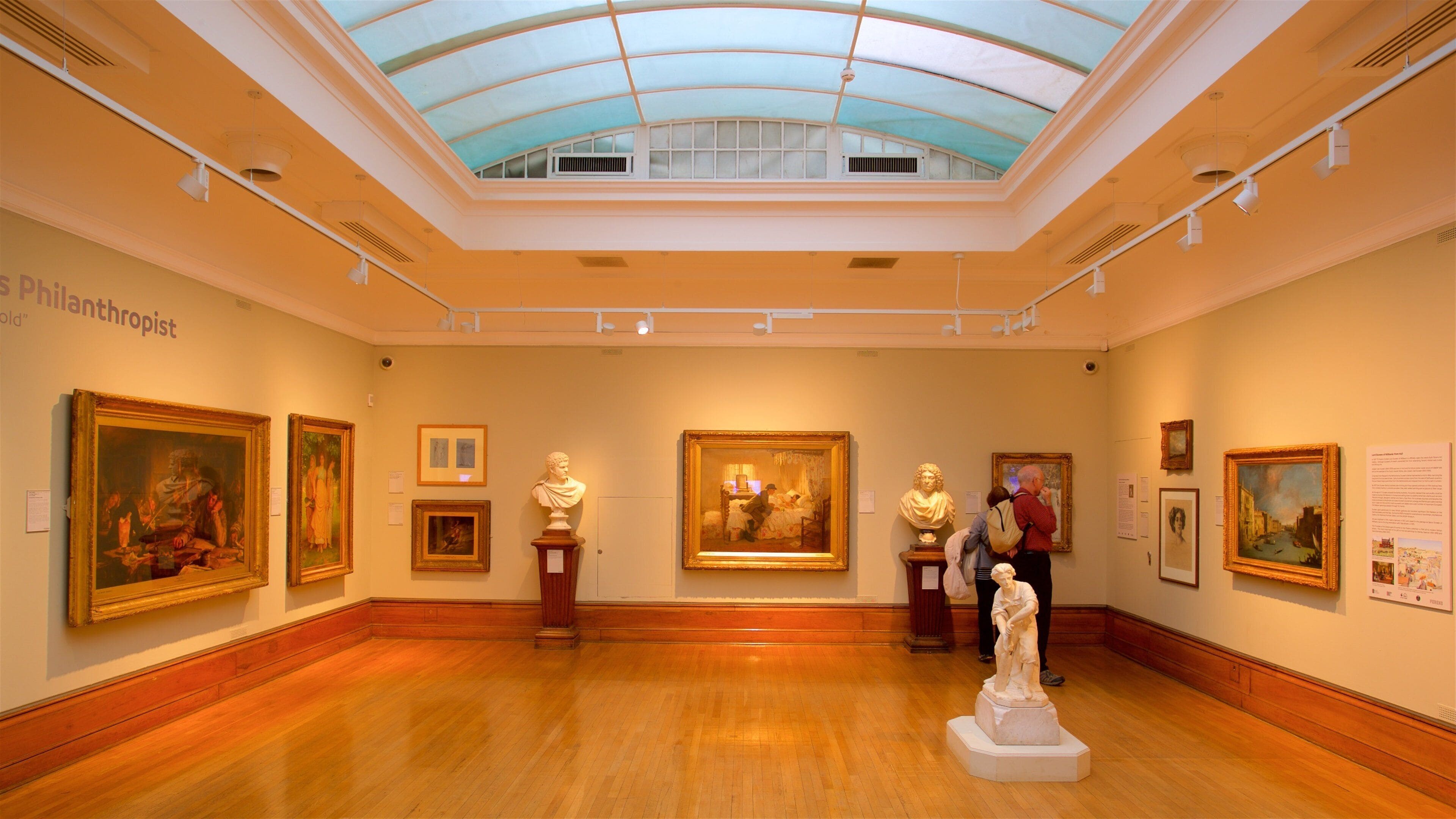 Ferens Art Gallery featuring art and interior views