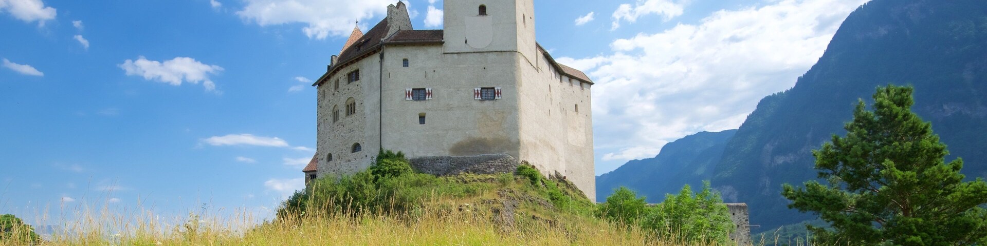 Liechtenstein which includes heritage elements, a castle and tranquil scenes