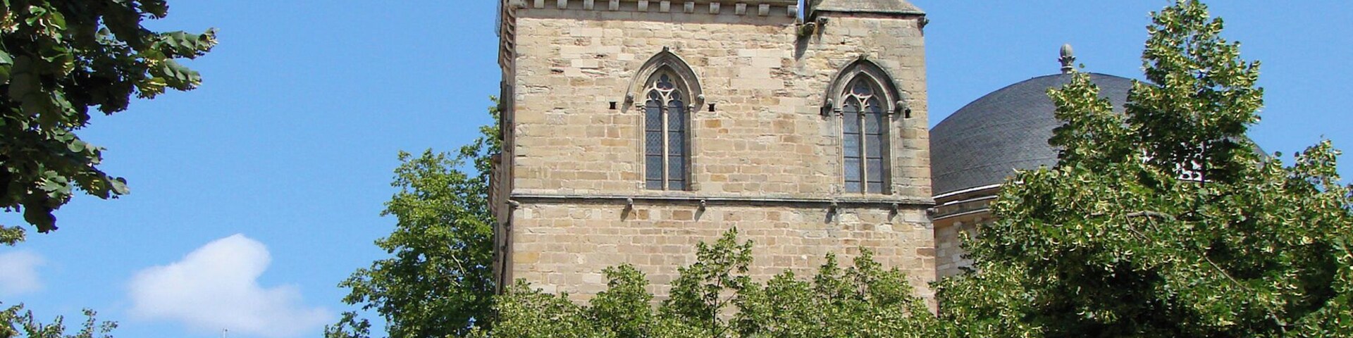 Cathedral Saint-Etienne, Cahors, France. Tower (14th century).