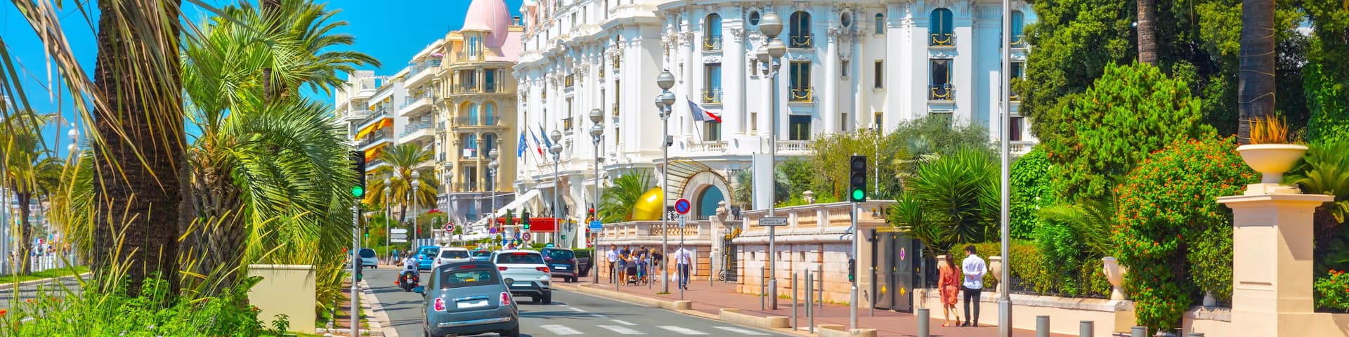 Promenade des Anglais in Nice (Nizza), France