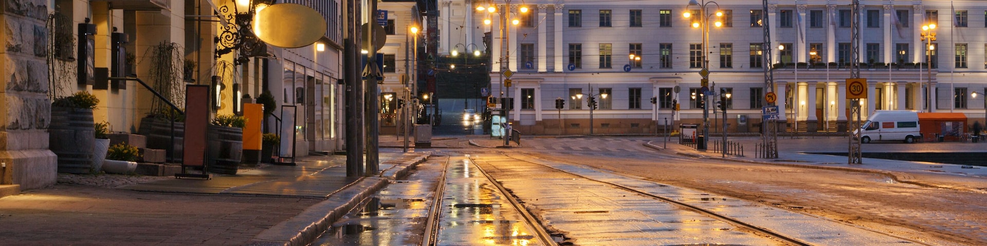 Helsinki, Finland after the rain