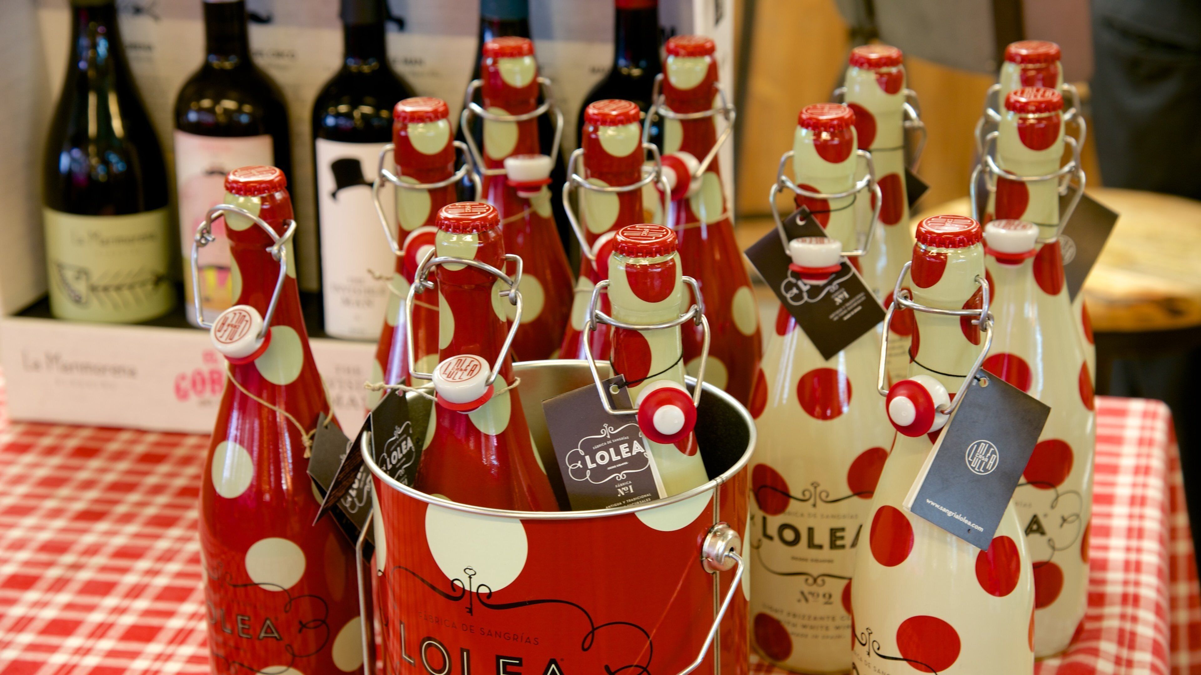 Bordeaux montrant boissons