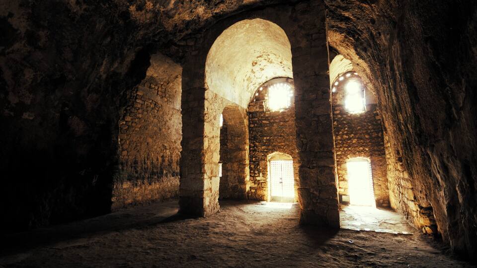 The Church of St Peter near Antakya, Turkey, is composed of a cave carved into the mountainside. This cave, which has been used by the first Christians in Antakya region, is considered to be one of Ch
