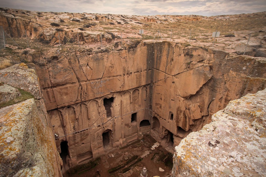 Turkey, Central Anatolia, Cappadocia, Eski Gumusler Monastery, Unesco World Heritage site