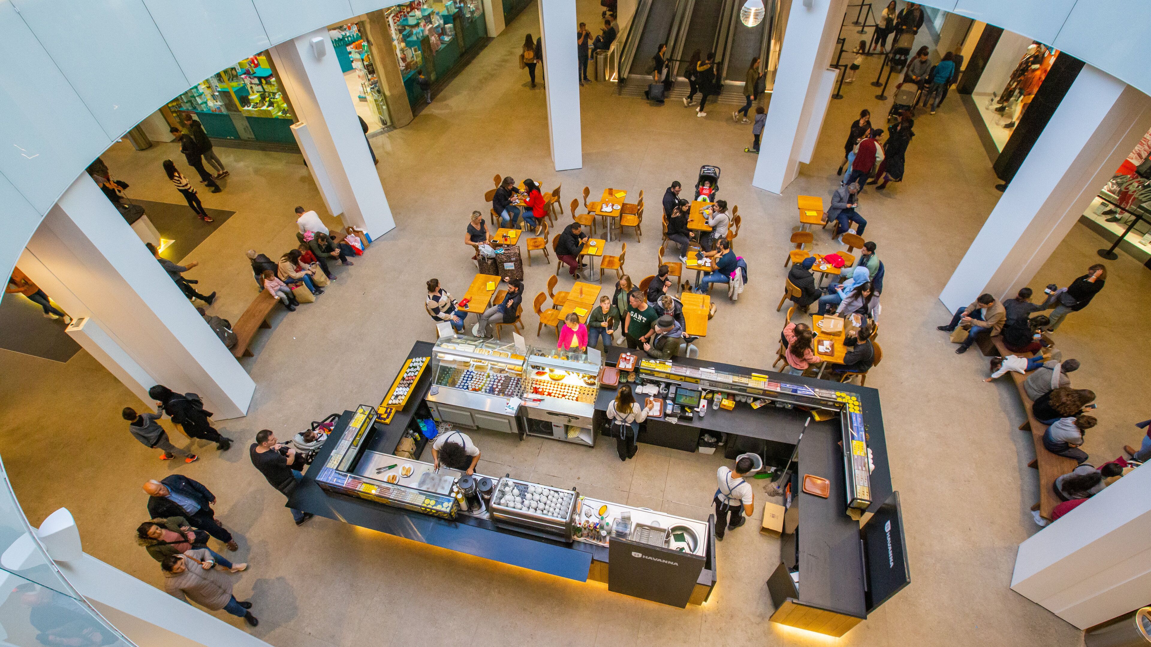 Diagonal Mar Shopping Mall which includes shopping and interior views