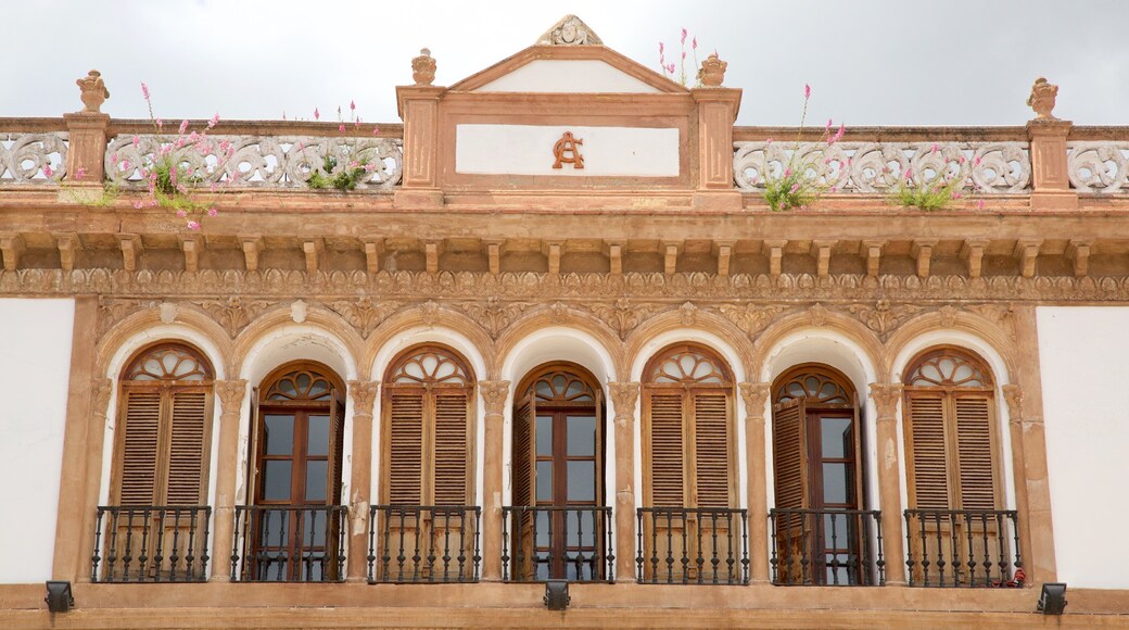 Ronda ofreciendo una casa y patrimonio de arquitectura