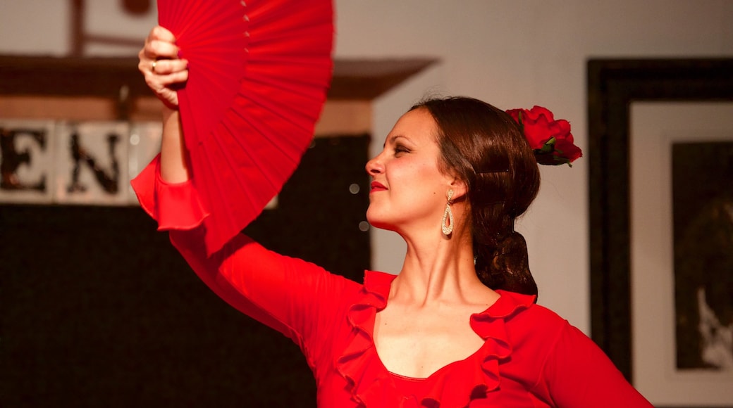 CĂłrdoba mostrando arte performĂĄtica assim como uma mulher sozinha