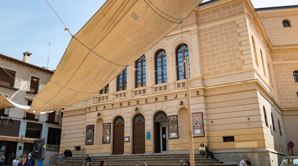 Teatro de Rojas showing signage