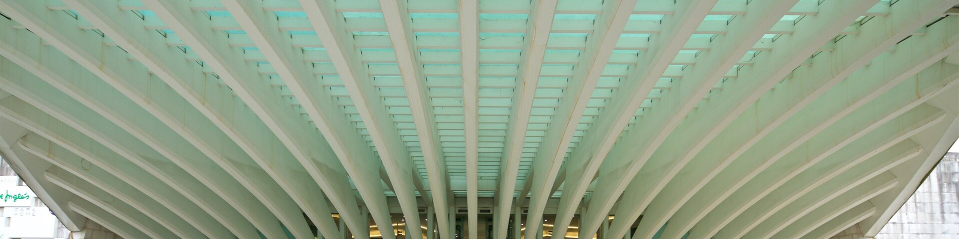 Palacio de Exposiciones y Congresos which includes modern architecture as well as a family