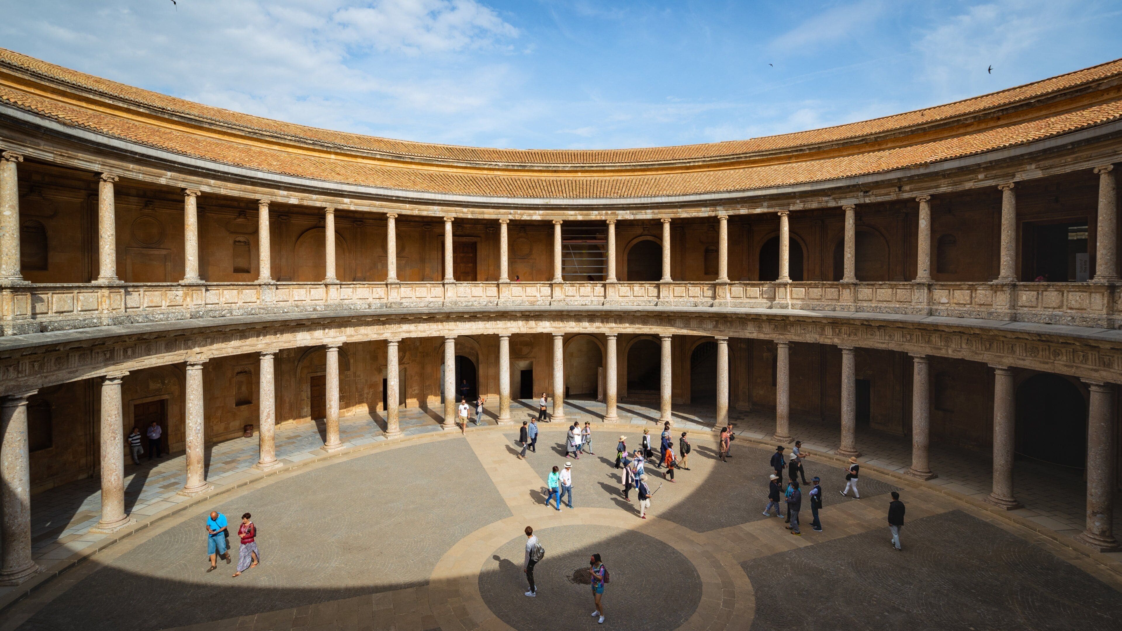 St Maarten and St Martin featuring heritage architecture as well as a small group of people