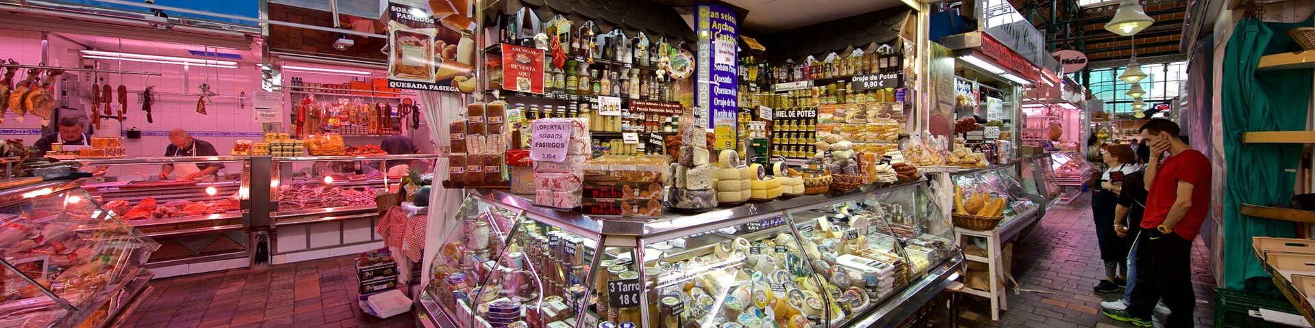 Mercado de la Esperanza caracterizando mercados, comida e vistas internas