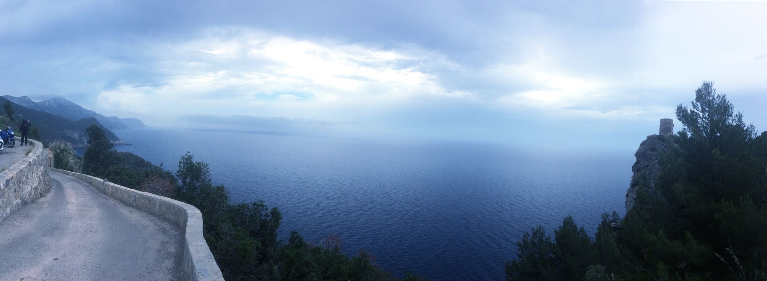 A great viewpoint on the coastal road from Deia to Andratx. Gorgeous drive through many pretty mountain villages.
