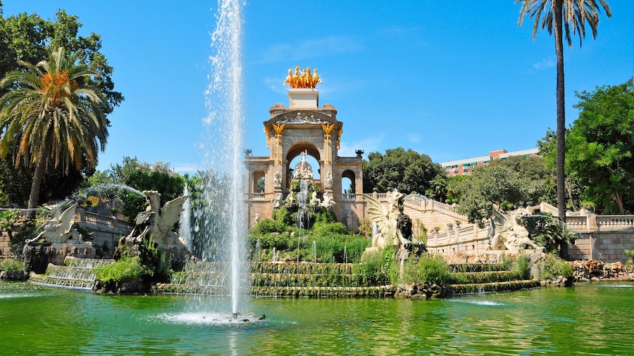 Fountain of Parc de la Ciutadella, in Barcelona, Spain