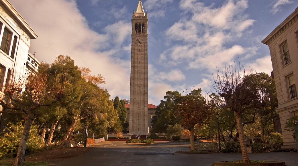 The famous Campanile tower at the University of California at Berkeley
