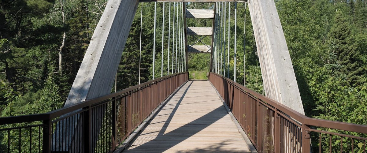 On our northern Ontario camping trip we stopped at Ouimet Canyon to check it out. again amazing scenery