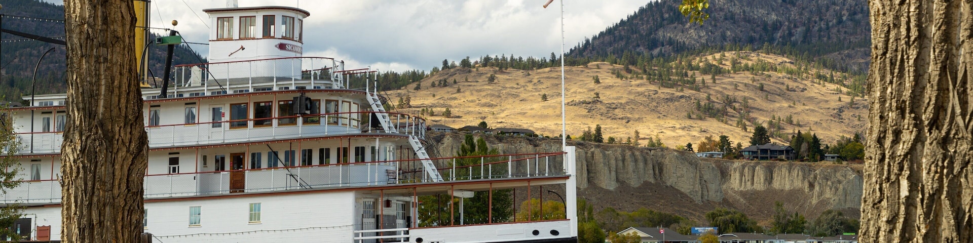 SS Sicamous which includes a marina