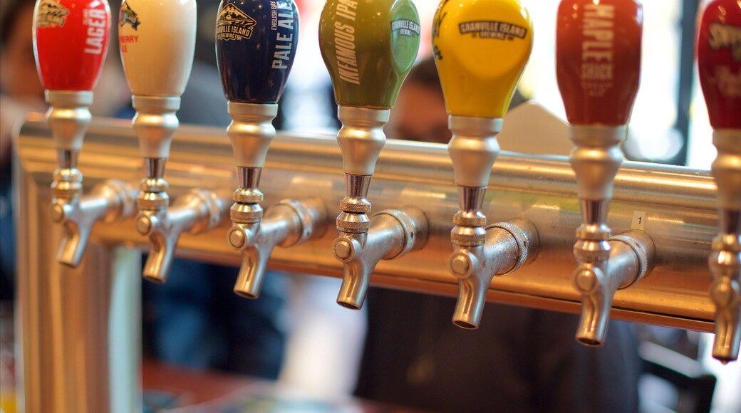 Granville Island Brewing which includes interior views