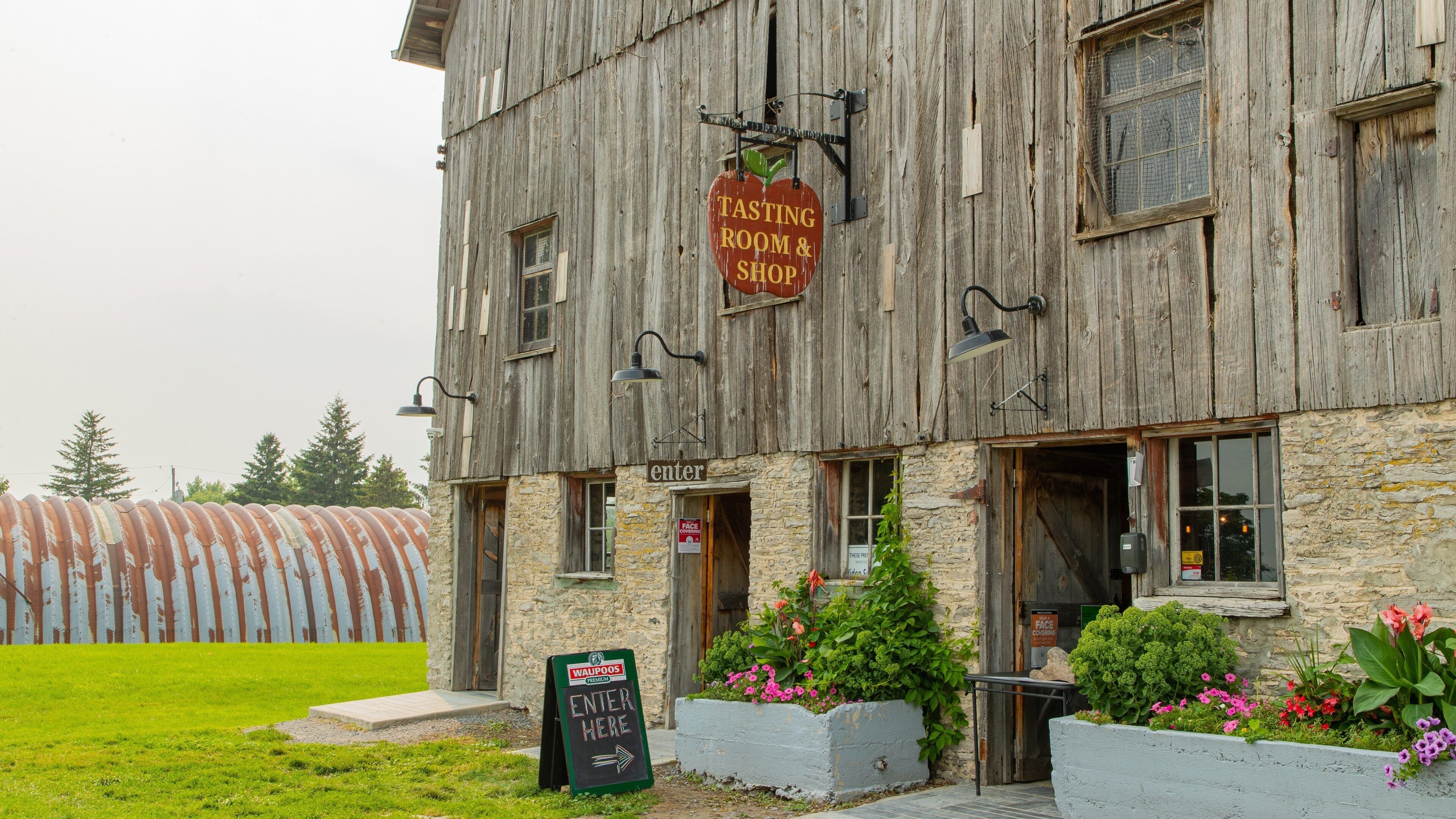 County Cider Company featuring heritage elements and signage