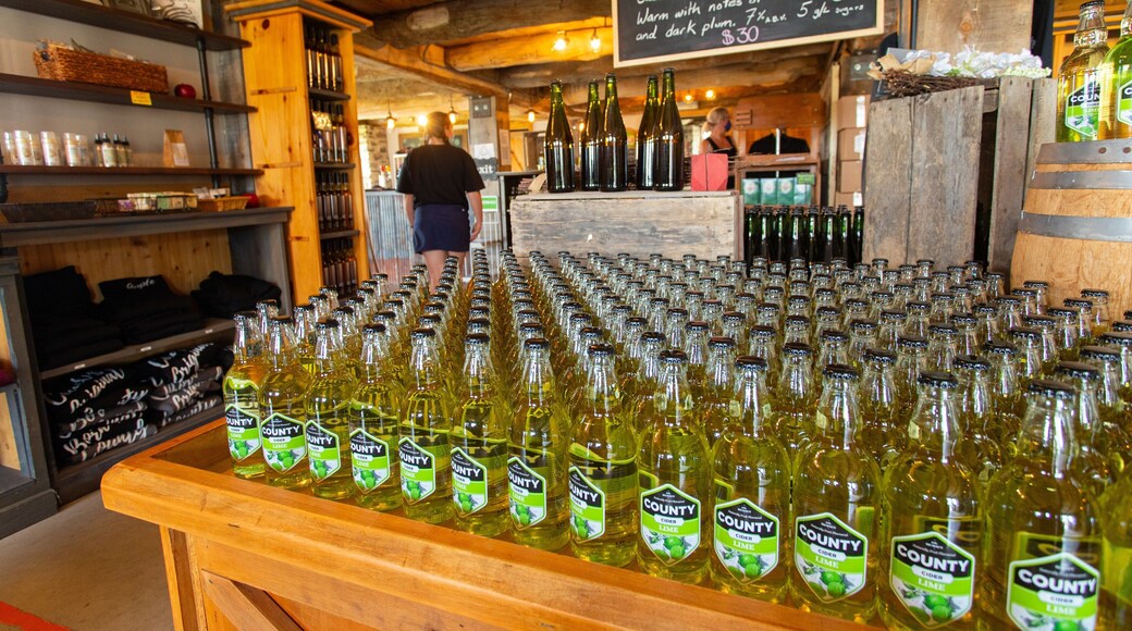 County Cider Company showing drinks or beverages and interior views