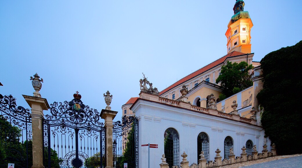 Sydlige Moravia som omfatter historiske bygningsværker og kulturarvsgenstande