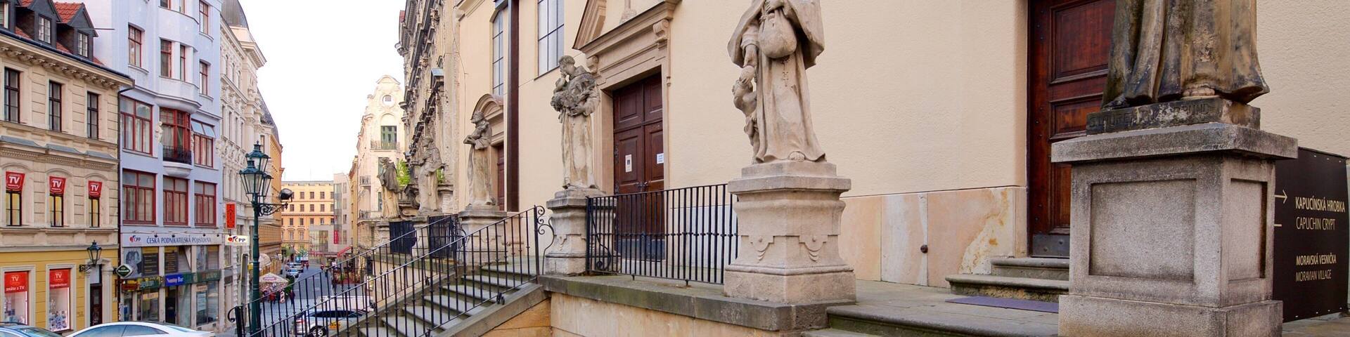 Brno featuring heritage elements and a city