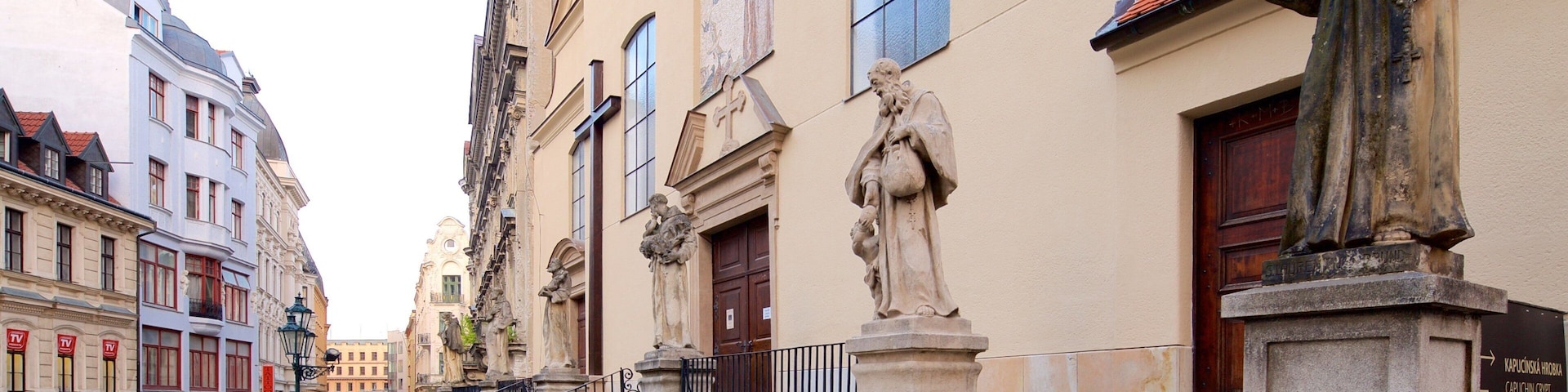 Brno featuring heritage elements and a city