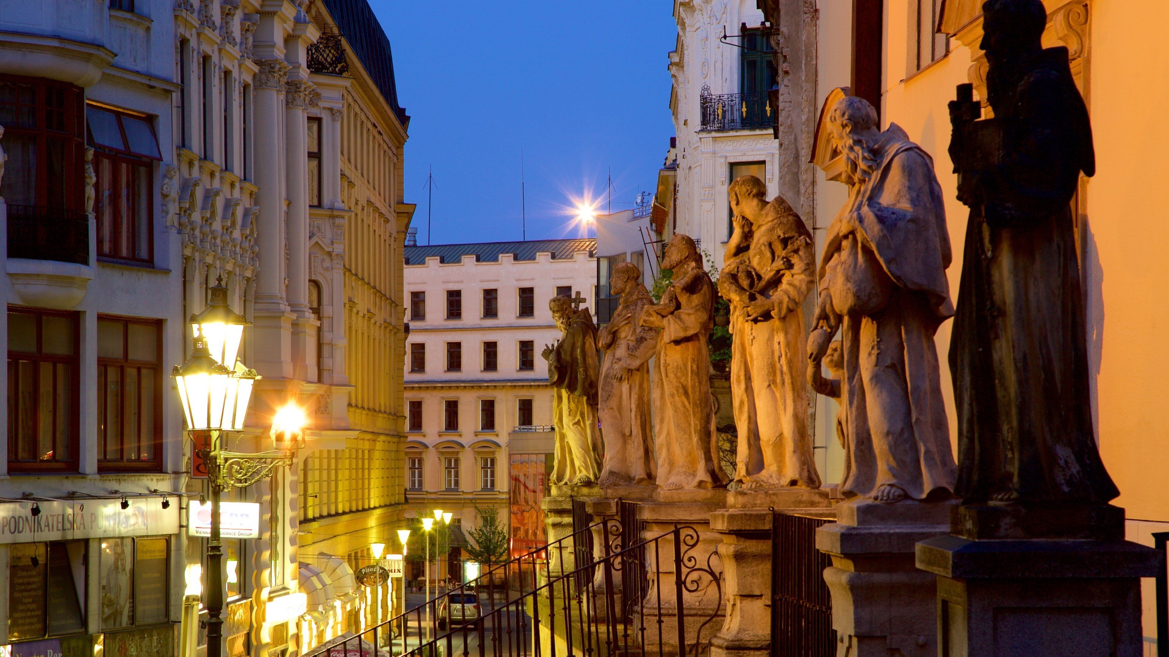 Brno showing heritage elements and a city