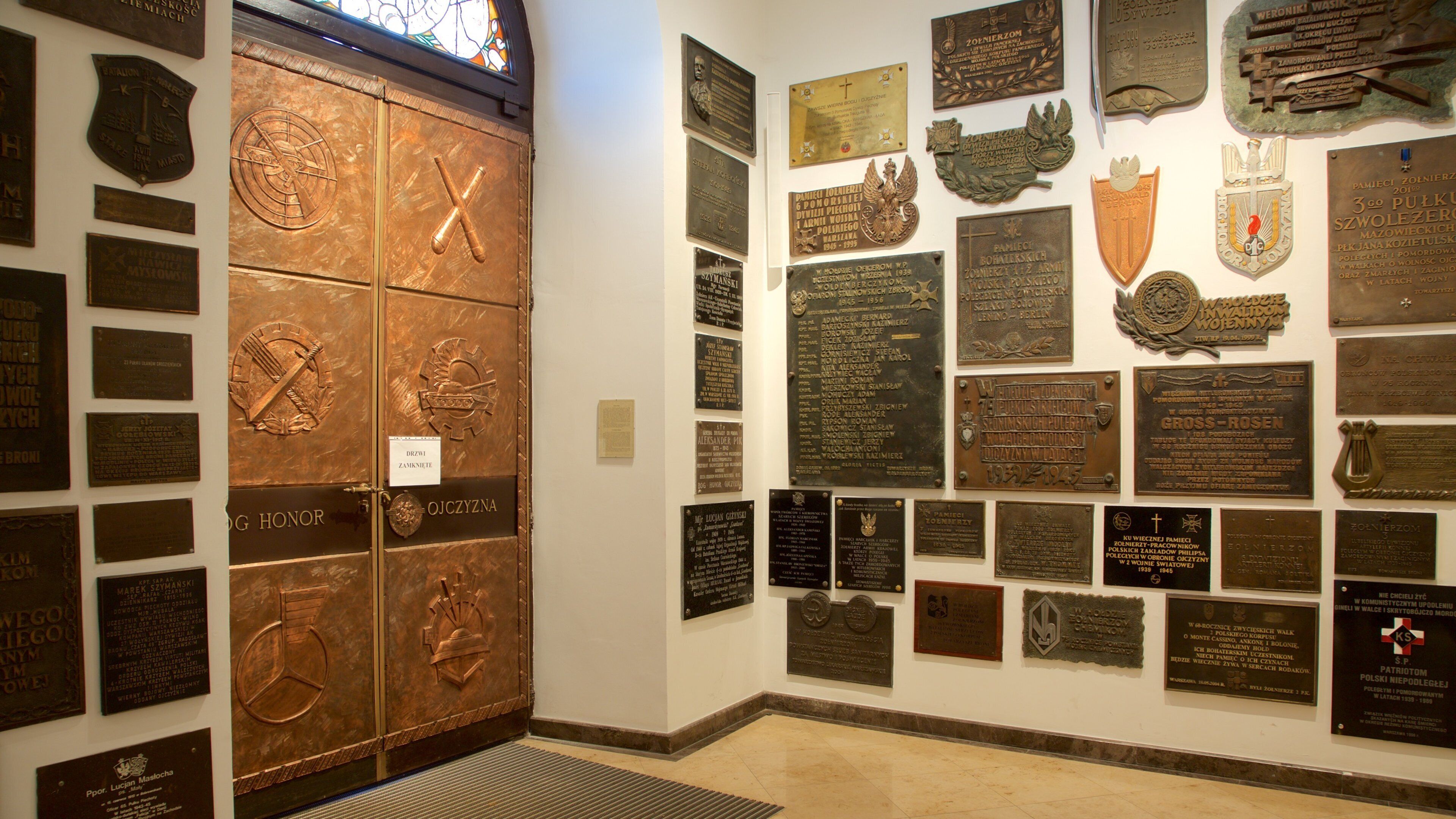 Field Cathedral of the Polish Army which includes heritage elements and interior views