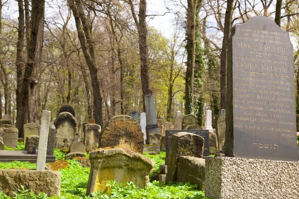Krakau das einen Friedhof