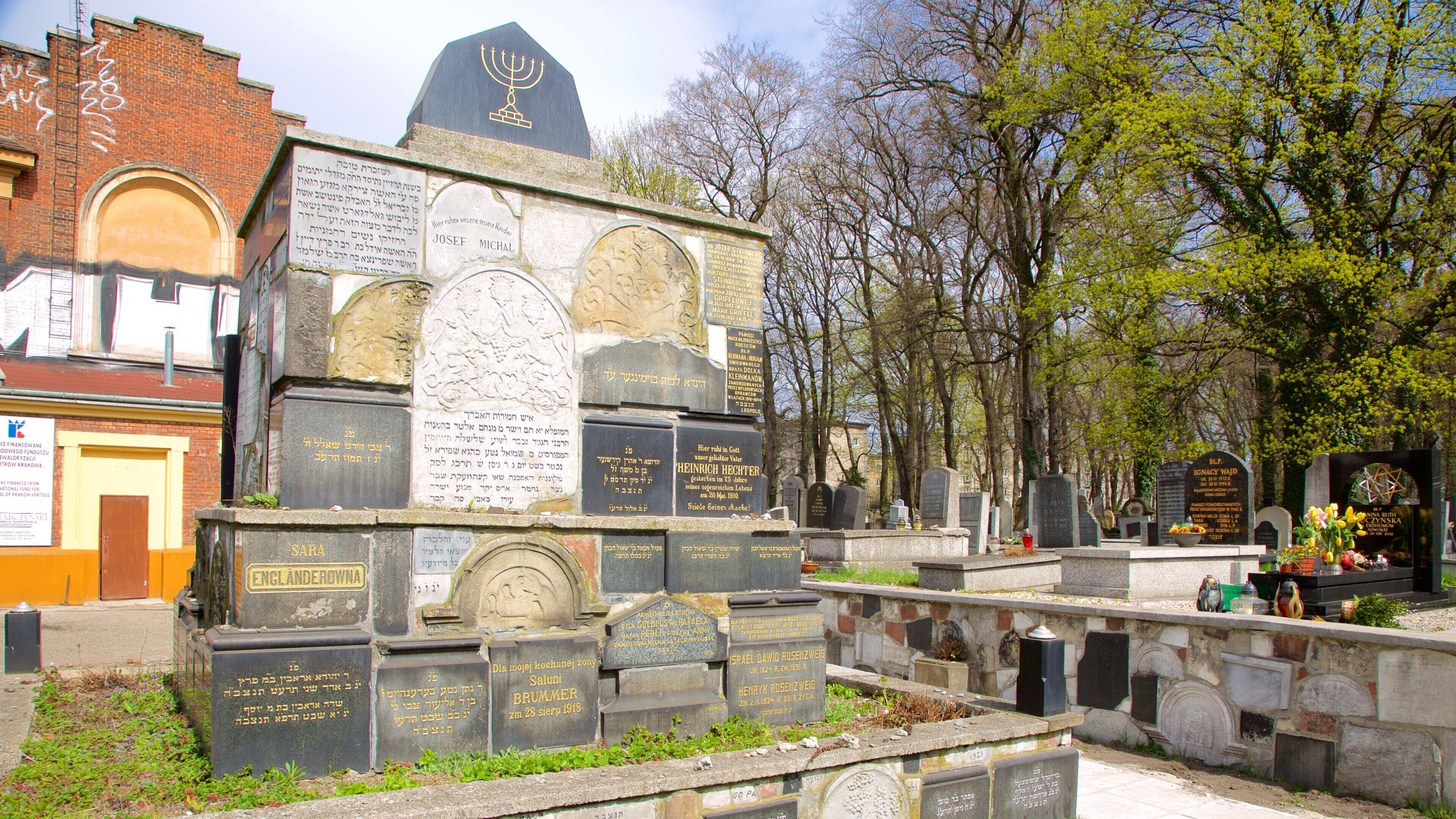 Cracovia que incluye un cementerio