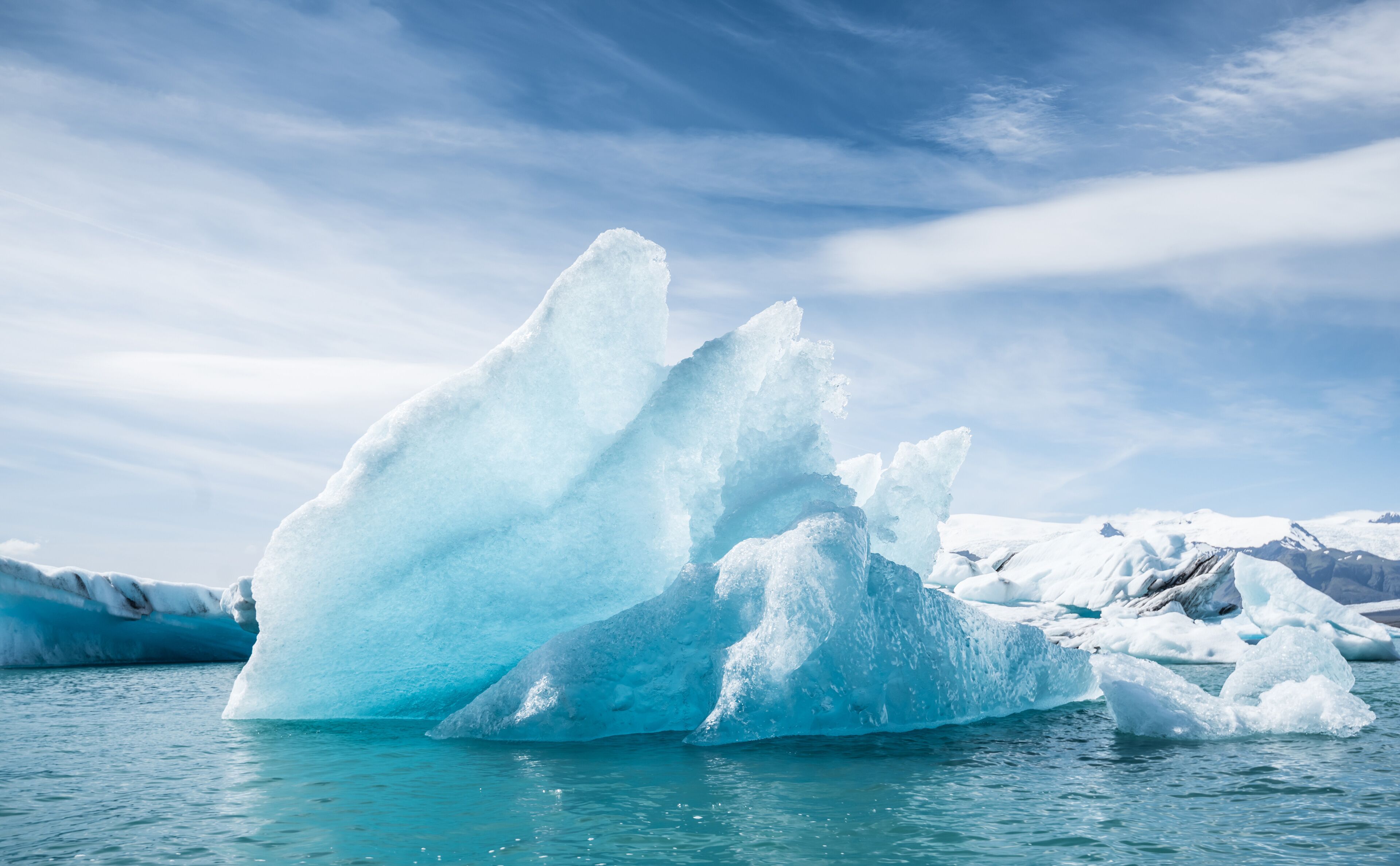 Jokulsarlon glacier ice lagoon, Iceland
