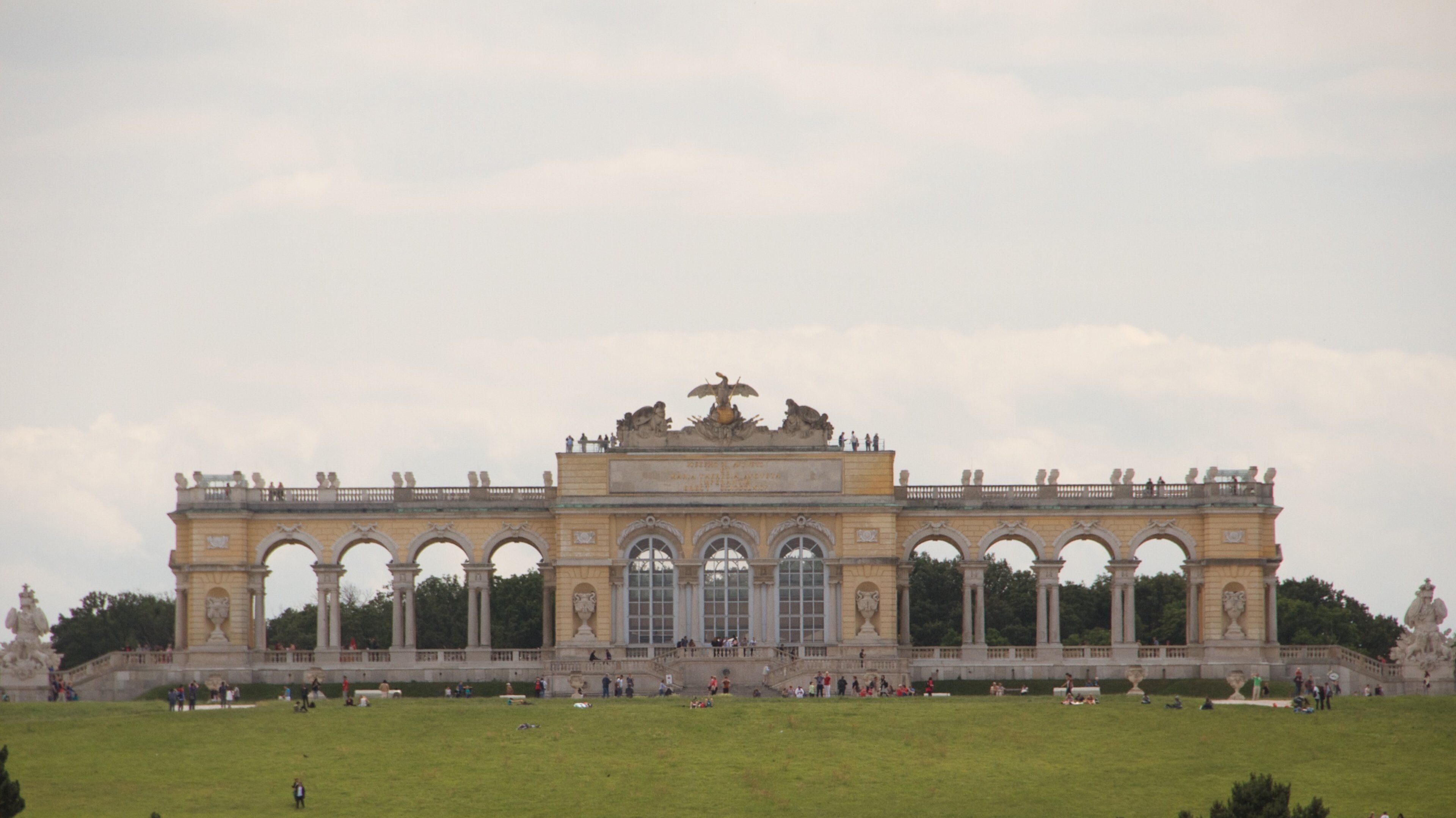 Gloriette which includes heritage architecture and heritage elements
