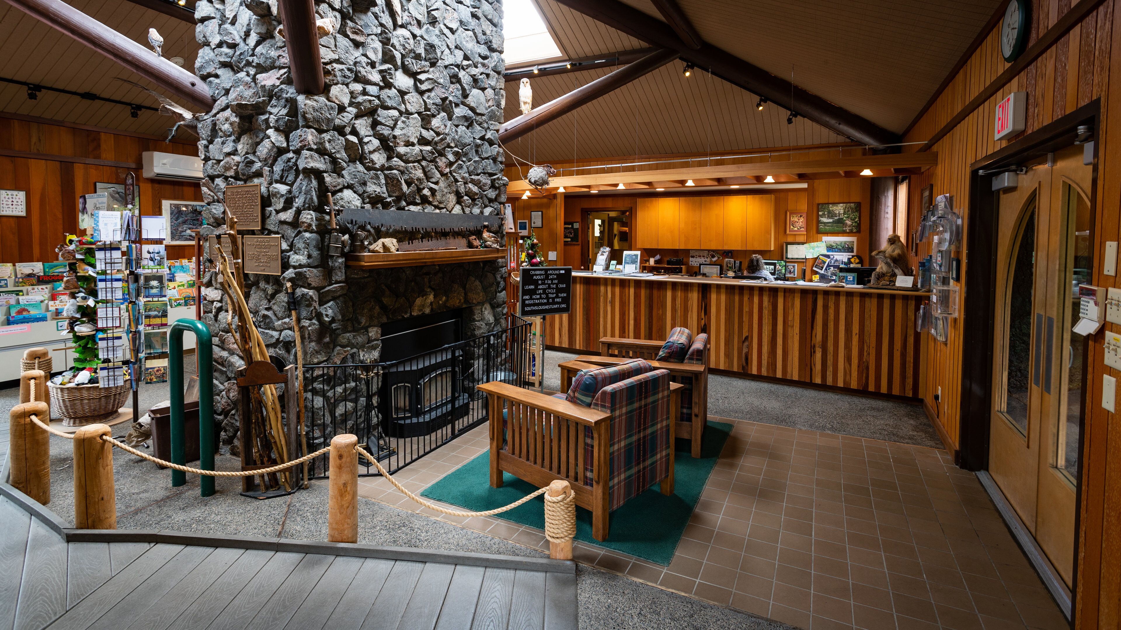 South Slough National Estuarine Research Reserve which includes interior views