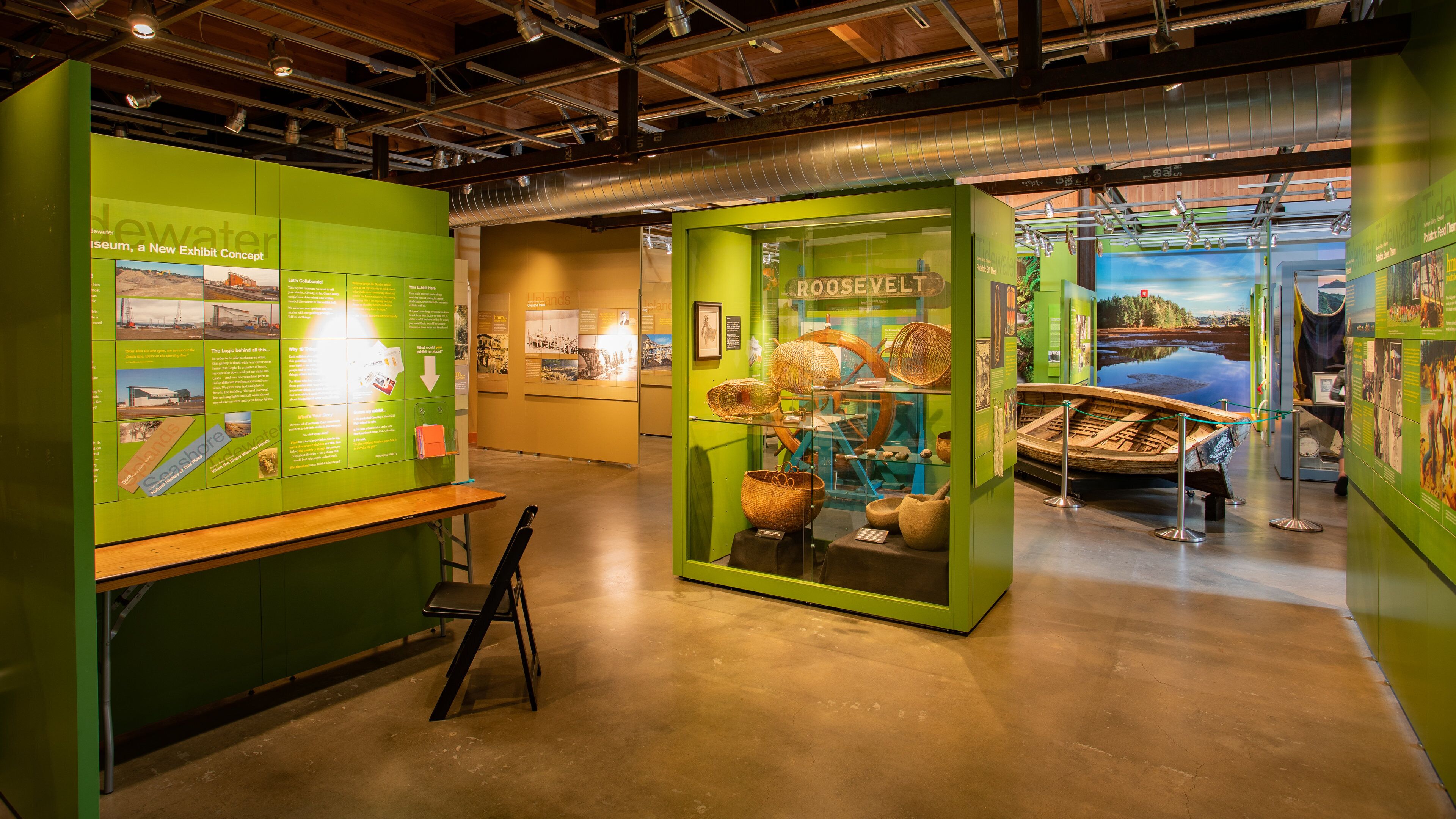 Coos Historical & Maritime Museum which includes interior views