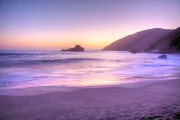 Pfeiffer Beach in Big Sur is an incredibly scenic beach.