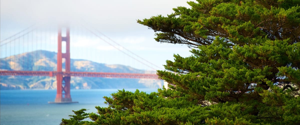 Coastal Trail which includes a bridge and a river or creek