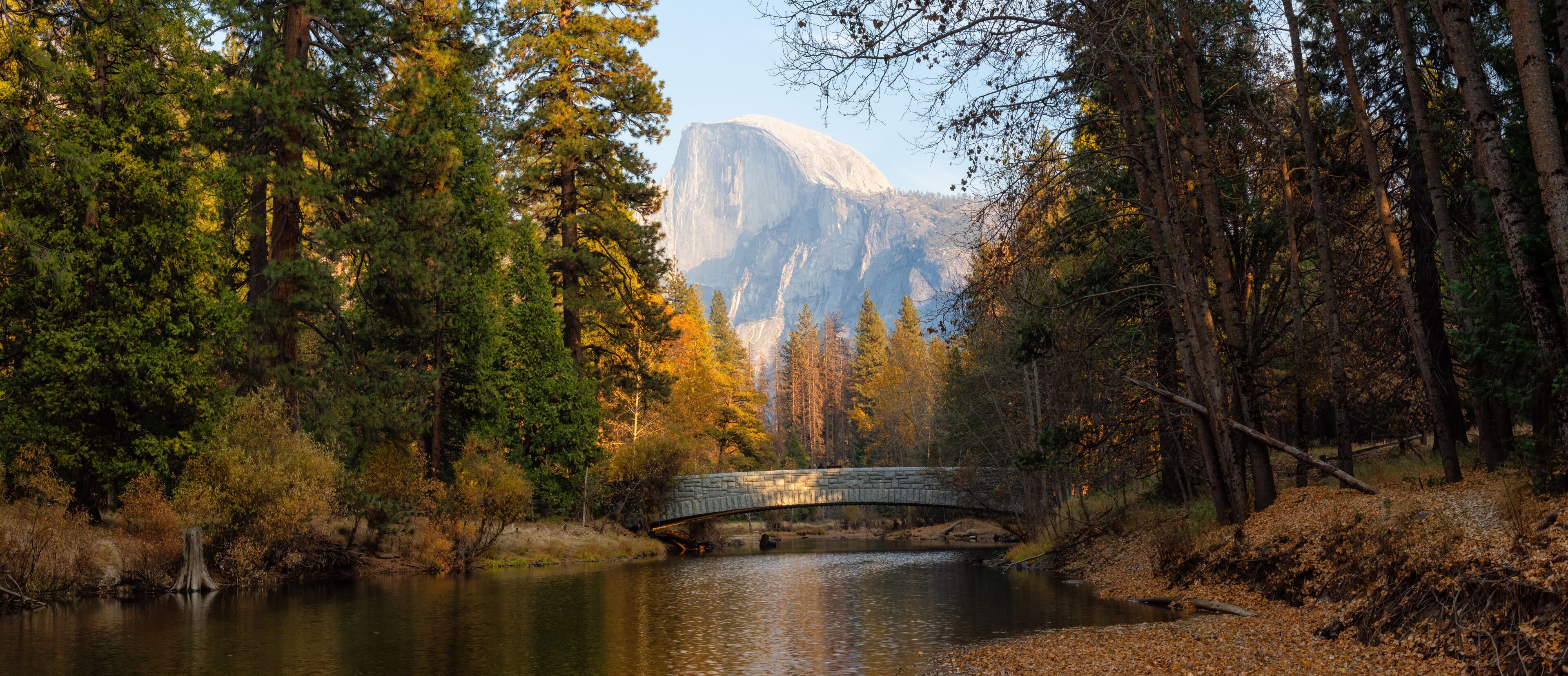 Beautiful American Landscape in Yosemite National Park, California, United States.