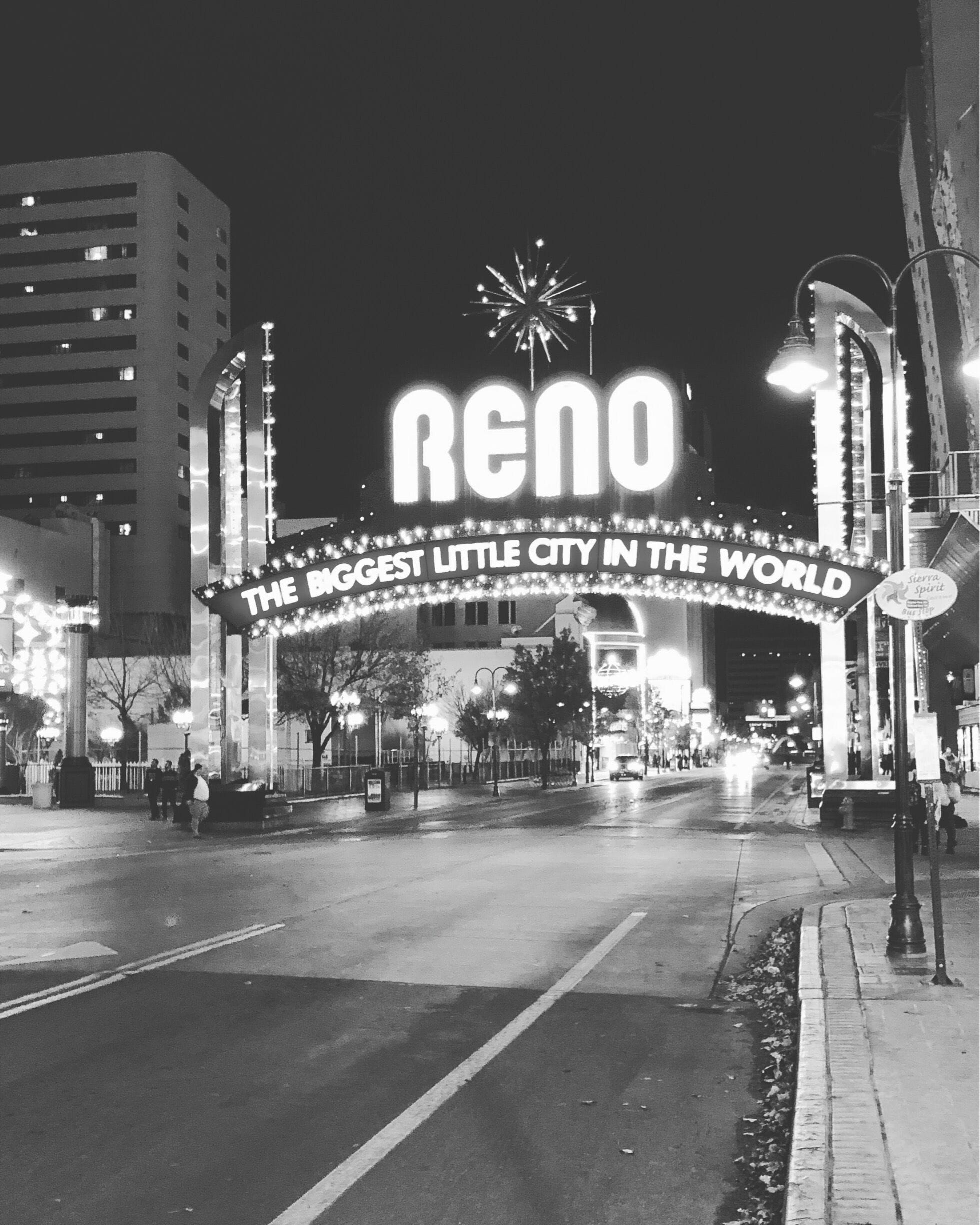 The only landmark in downtown Reno that’s not a hotel or resort.